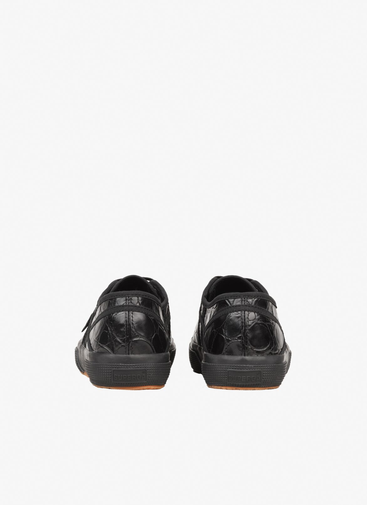 Superga sneakers in calfskin ALAÏA BLACK SUPERGA SNEAKERS IN CALFSKIN